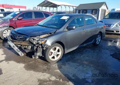 2011 Toyota Corolla S from USA, damaged, VIN 2T1BU4EE4BC708575